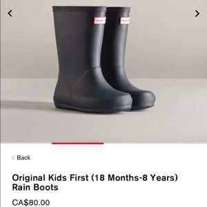 Size 9 Hunter boots
